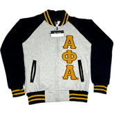 Light Grey Alpha Phi Alpha Varsity Fleece